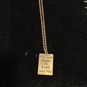 Gold Inspirational Necklace